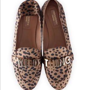 Aquazzura Leopard Loafers